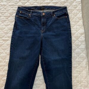 Talbots Blue Straight Leg Jeans Classic Fit